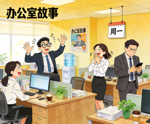 短剧《办公室故事》职场喜剧场景